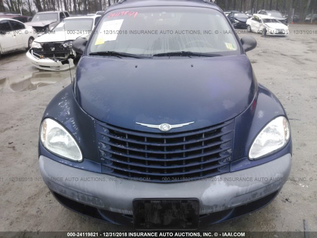 3C4FY48B52T302115 - 2002 CHRYSLER PT CRUISER CLASSIC BLUE photo 6