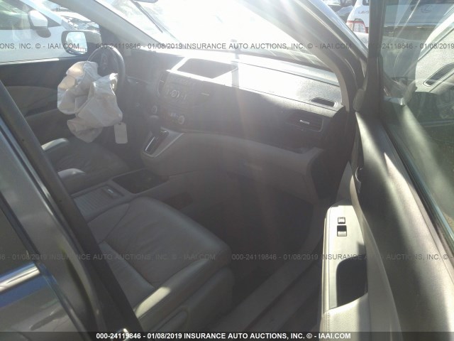 2HKRM3H75EH528822 - 2014 HONDA CR-V EXL GRAY photo 5