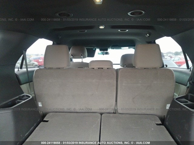 1FM5K7B81EGA59080 - 2014 FORD EXPLORER SILVER photo 8