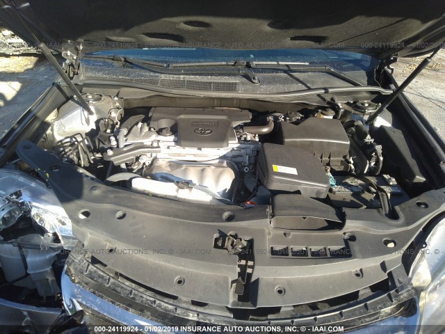 4T1BF1FK2GU233401 - 2016 TOYOTA CAMRY LE/XLE/SE/XSE GRAY photo 10