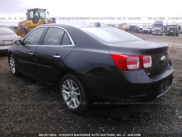 1G11C5SLXEF303624 - 2014 CHEVROLET MALIBU 1LT BLACK photo 3