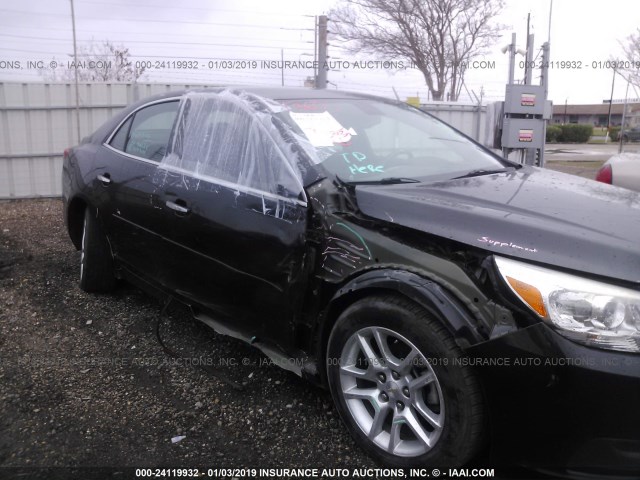 1G11C5SLXEF303624 - 2014 CHEVROLET MALIBU 1LT BLACK photo 6