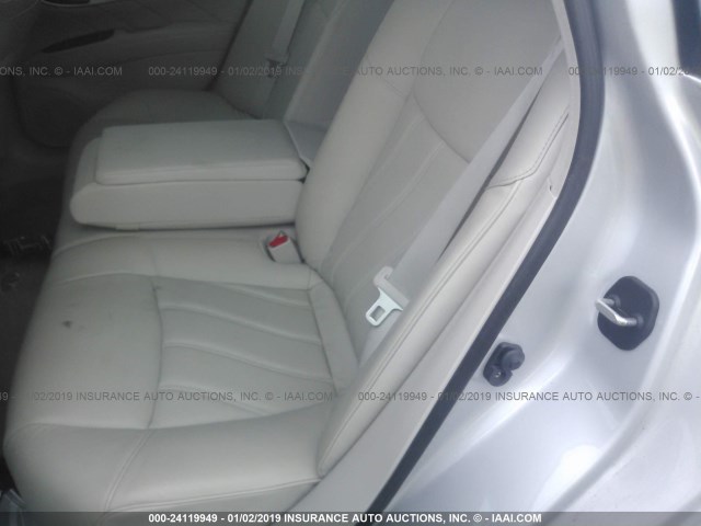 JN1BY1AR0BM373946 - 2011 INFINITI M37 X SILVER photo 8