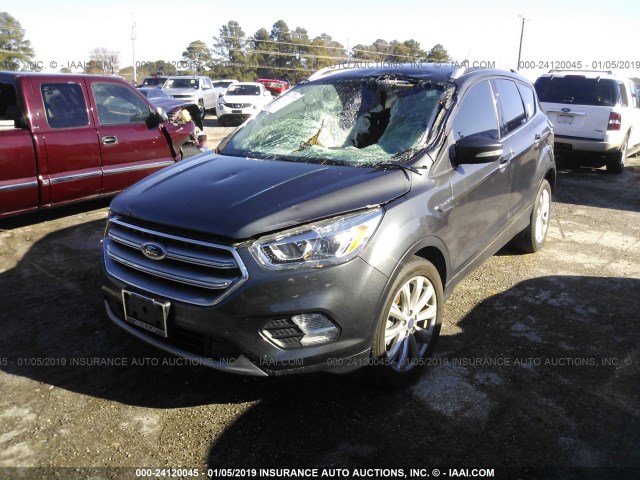 1FMCU0J95HUC24590 - 2017 FORD ESCAPE TITANIUM GRAY photo 2