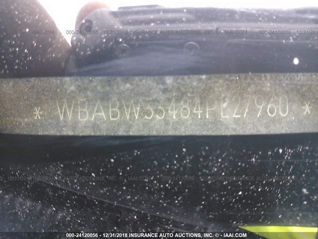 WBABW33484PL27960 - 2004 BMW 325 CI BLUE photo 9