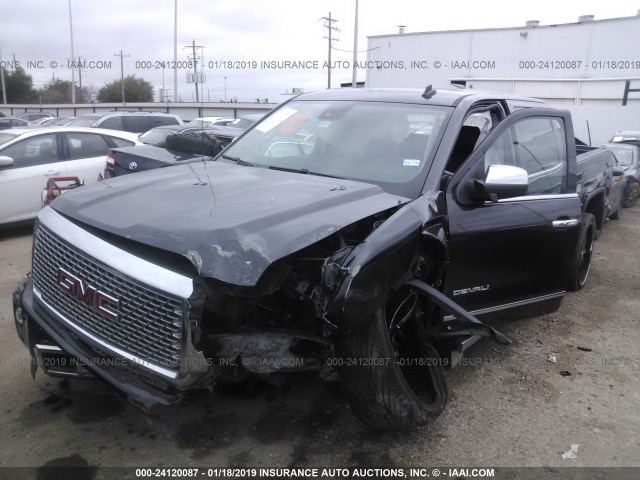 3GTP1WEJ1EG417999 - 2014 GMC SIERRA C1500 DENALI GRAY photo 2