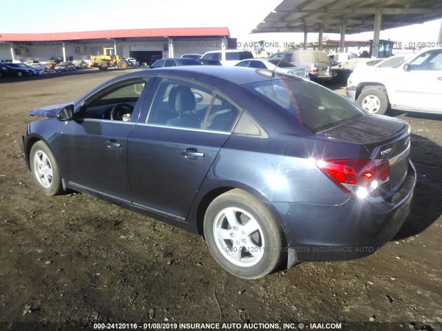 1G1PE5SB5G7111021 - 2016 CHEVROLET CRUZE LIMITED LT BLUE photo 3