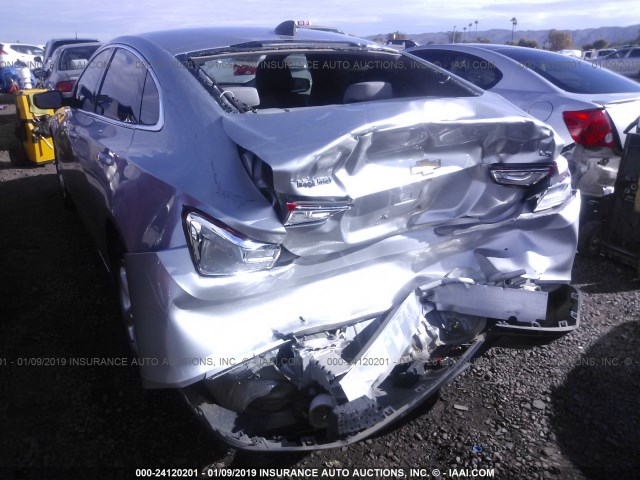 1G1ZB5ST8GF181175 - 2016 CHEVROLET MALIBU LS SILVER photo 6