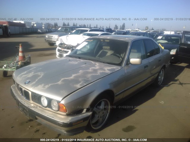 WBAHD6327RBJ94628 - 1994 BMW 525 I AUTOMATIC GOLD photo 2