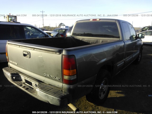 2GCEC19VX11258937 - 2001 CHEVROLET SILVERADO C1500 GRAY photo 4