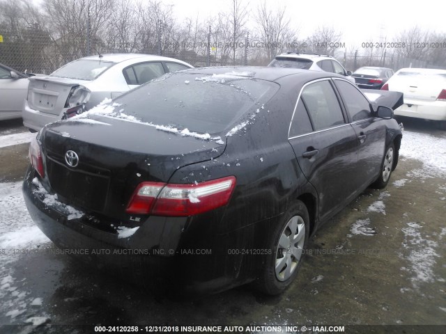 4T4BE46K89R060738 - 2009 TOYOTA CAMRY SE/LE/XLE 黑色 照片 4