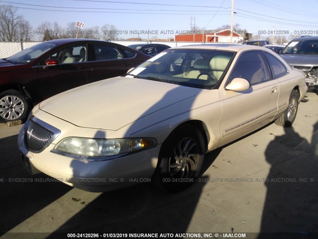 1LNLM91V1VY690281 - 1997 LINCOLN MARK VIII CREAM photo 2