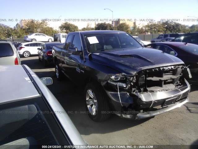 1C6RR7HTXES387955 - 2014 RAM 1500 SPORT GRAY photo 1