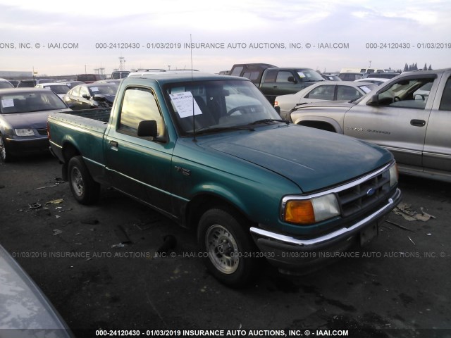 1FTCR10A3PPB20510 - 1993 FORD RANGER GREEN photo 1