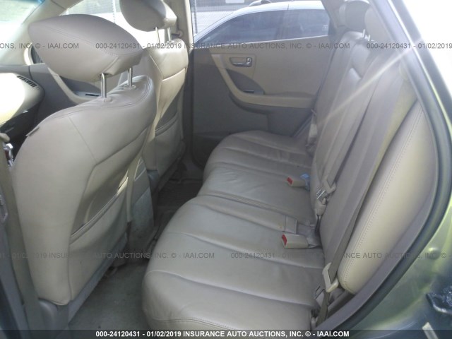 JN8AZ08T27W520981 - 2007 NISSAN MURANO GRAY photo 8