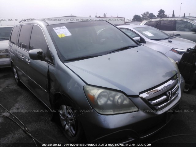 5FNRL38727B094167 - 2007 HONDA ODYSSEY EXL GRAY photo 1