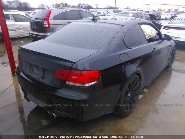 WBSWD93519P361549 - 2009 BMW M3 BLACK photo 4