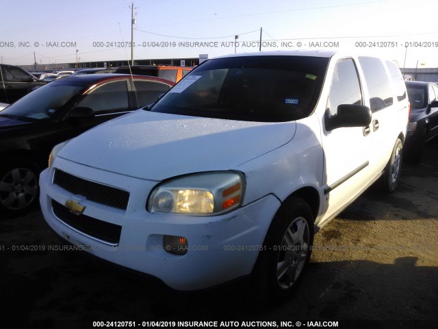 1GNDV23168D178123 - 2008 CHEVROLET UPLANDER LS WHITE photo 2