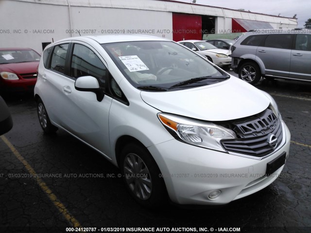 3N1CE2CP8EL388692 - 2014 NISSAN VERSA NOTE S/S PLUS/SV/SL WHITE photo 1