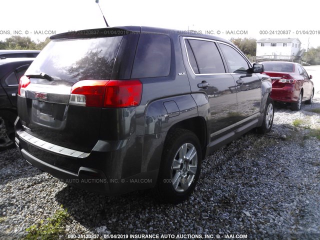 2CTALMEC9B6415158 - 2011 GMC TERRAIN SLE BLACK photo 4