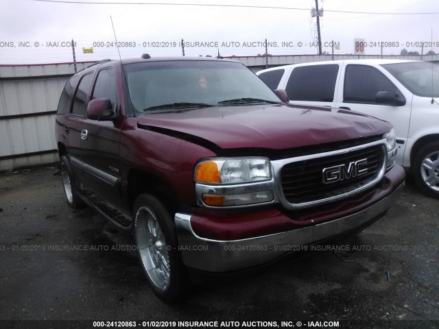 1GKEC13Z64J217778 - 2004 GMC YUKON MAROON photo 1