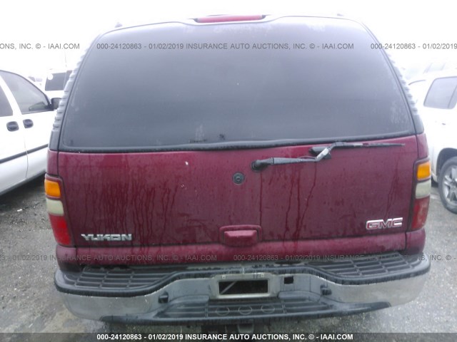 1GKEC13Z64J217778 - 2004 GMC YUKON MAROON photo 6