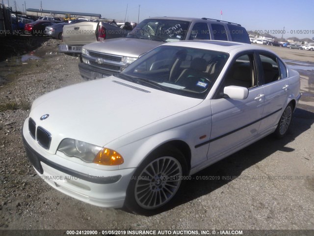 WBAAV53471JS90666 - 2001 BMW 330 I WHITE photo 2