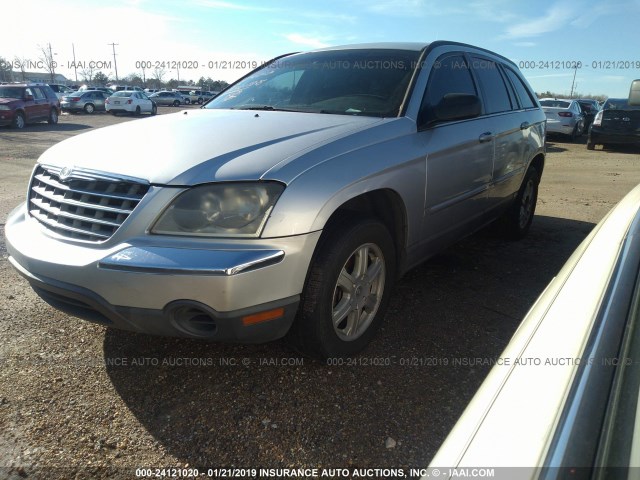 2C4GM68495R668129 - 2005 CHRYSLER PACIFICA TOURING GRAY photo 2