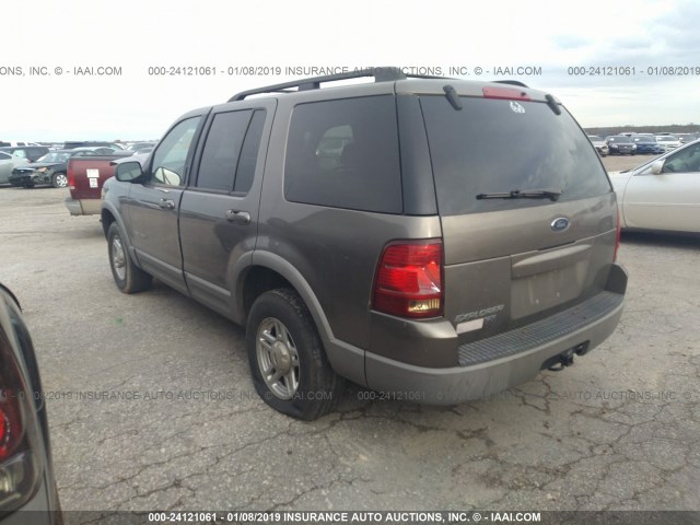 1FMZU63E92ZC29776 - 2002 FORD EXPLORER XLT TAN photo 3