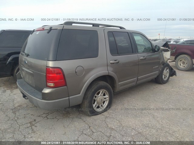 1FMZU63E92ZC29776 - 2002 FORD EXPLORER XLT TAN photo 4