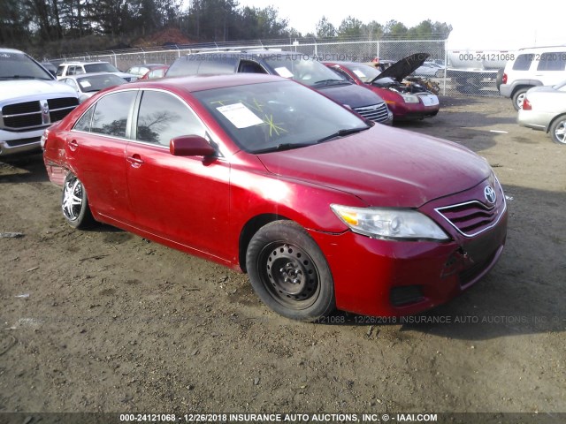 4T1BF3EKXAU110031 - 2010 TOYOTA CAMRY SE/LE/XLE RED photo 1