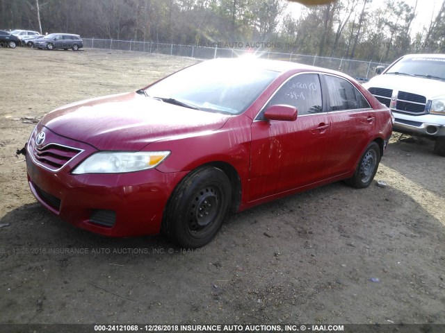 4T1BF3EKXAU110031 - 2010 TOYOTA CAMRY SE/LE/XLE RED photo 2