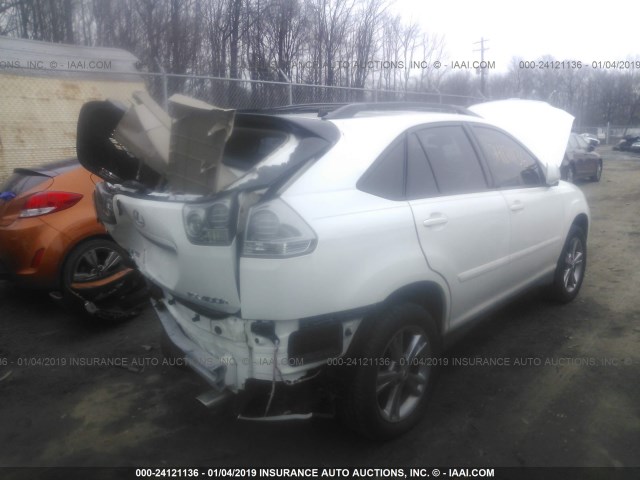 JTJHW31UX60033145 - 2006 LEXUS RX 400 WHITE photo 4