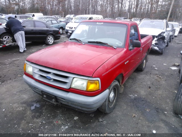 1FTCR10A5VUC65675 - 1997 FORD RANGER RED photo 2