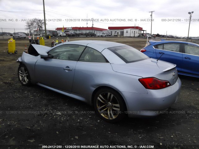 JN1CV6FEXAM354299 - 2010 INFINITI G37 SPORT BLUE photo 3