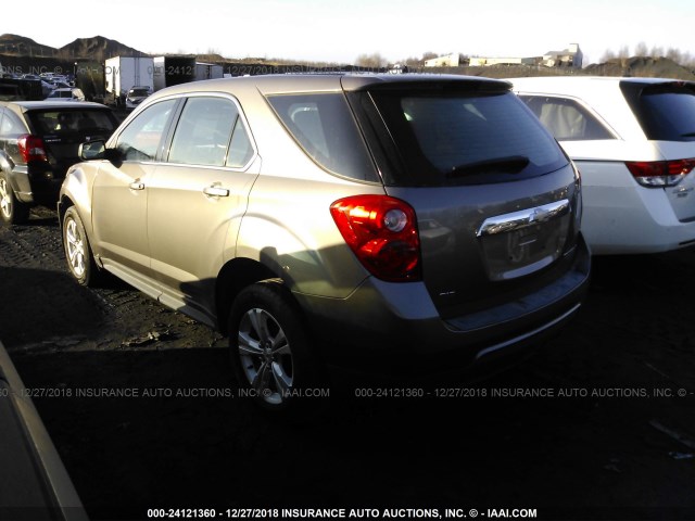 2CNFLCEW8A6272879 - 2010 CHEVROLET EQUINOX BROWN photo 3