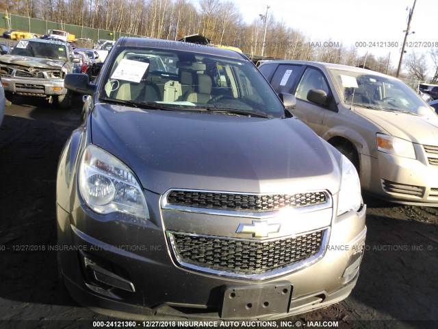 2CNFLCEW8A6272879 - 2010 CHEVROLET EQUINOX BROWN photo 6