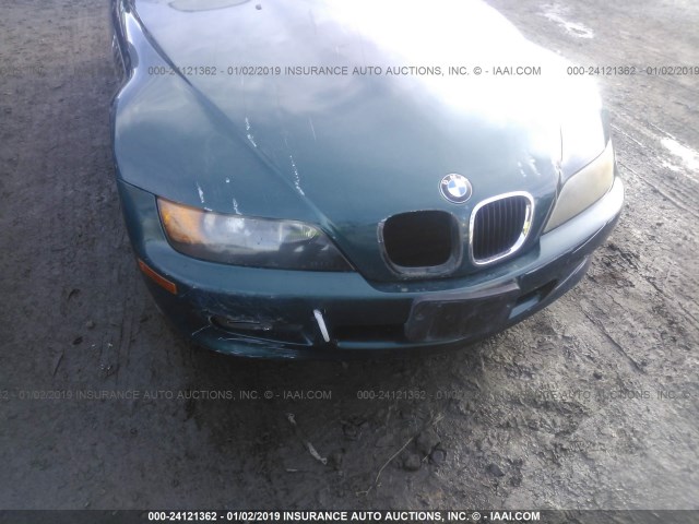 4USCH7334WLE09580 - 1998 BMW Z3 1.9 GREEN photo 6