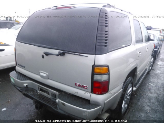 1GKEK63U34J236051 - 2004 GMC YUKON DENALI TAN photo 4