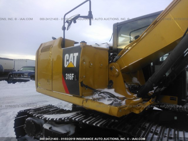 CAT0316FAYDL00169 - 2016 CATERPILLAR 316FL  YELLOW photo 6