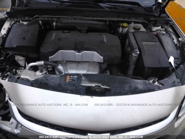1G11B5SL2EF154046 - 2014 CHEVROLET MALIBU LS GOLD photo 10