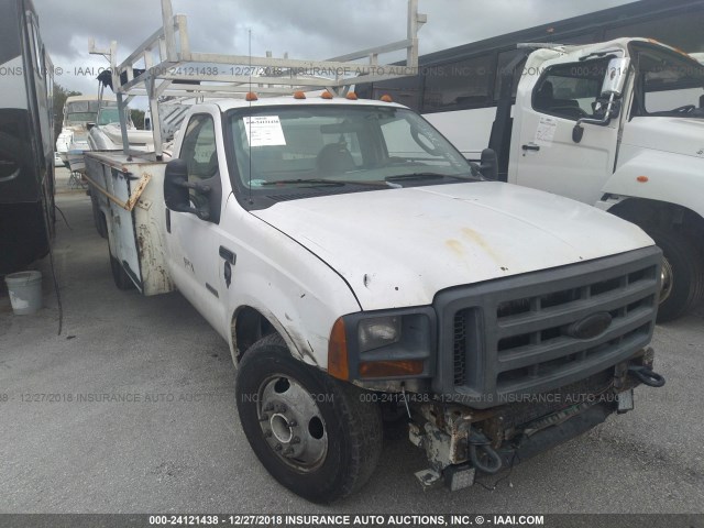 1FDWF36P65EC65865 - 2005 FORD F350 SUPER DUTY WHITE photo 1