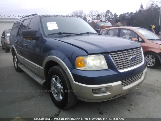 1FMFU17515LA29143 - 2005 FORD EXPEDITION EDDIE BAUER BLUE photo 1