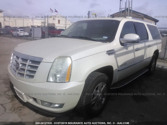 1GYFK66857R226426 - 2007 CADILLAC ESCALADE ESV WHITE photo 2