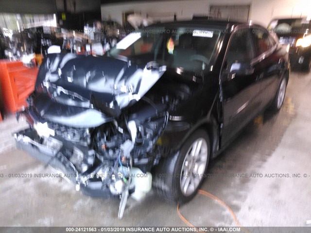 1G11C5SL1FF308616 - 2015 CHEVROLET MALIBU 1LT BLACK photo 2
