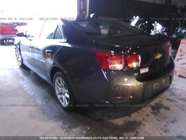 1G11C5SL1FF308616 - 2015 CHEVROLET MALIBU 1LT BLACK photo 3
