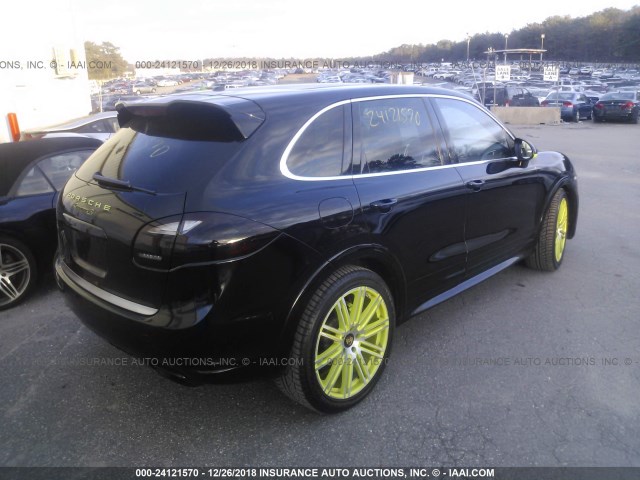 WP1AA2A20CLA08680 - 2012 PORSCHE CAYENNE BLACK photo 4