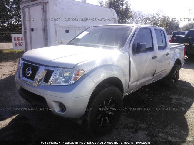 1N6AD0ER2GN777791 - 2016 NISSAN FRONTIER S/SV/SL/PRO-4X SILVER photo 2