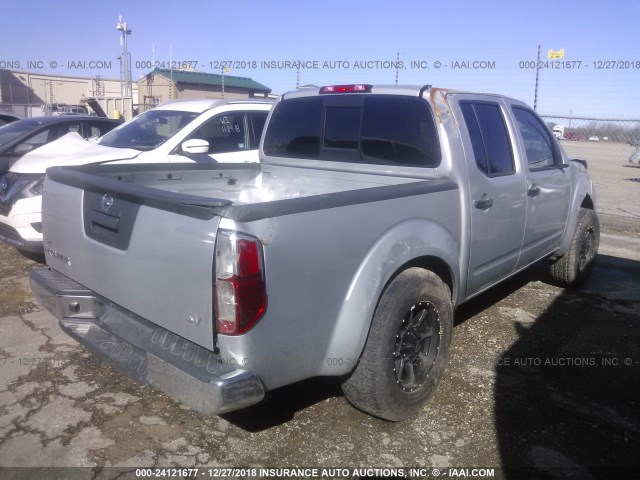 1N6AD0ER2GN777791 - 2016 NISSAN FRONTIER S/SV/SL/PRO-4X SILVER photo 4