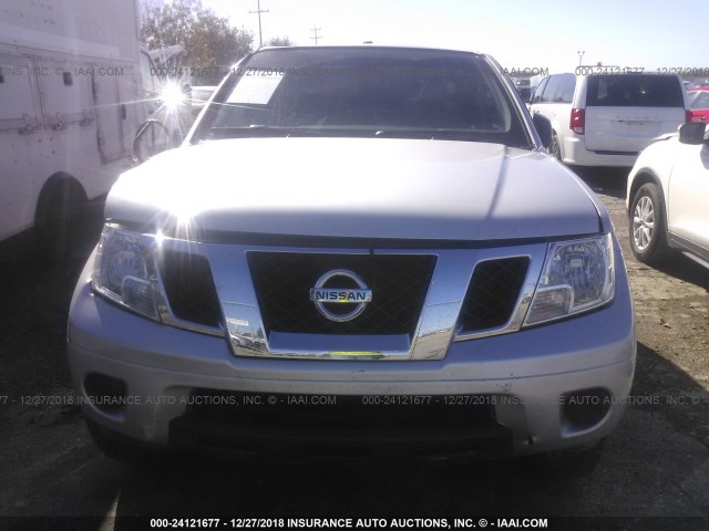 1N6AD0ER2GN777791 - 2016 NISSAN FRONTIER S/SV/SL/PRO-4X SILVER photo 6